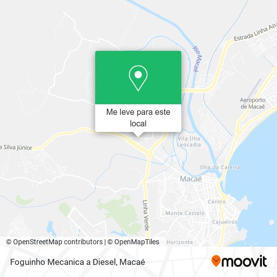 Foguinho Mecanica a Diesel mapa