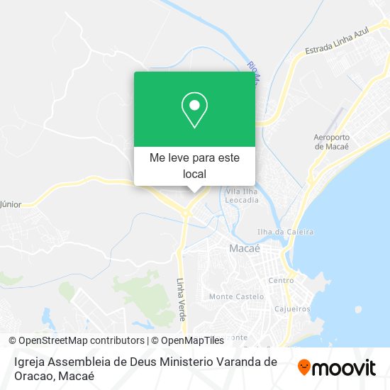 Igreja Assembleia de Deus Ministerio Varanda de Oracao mapa