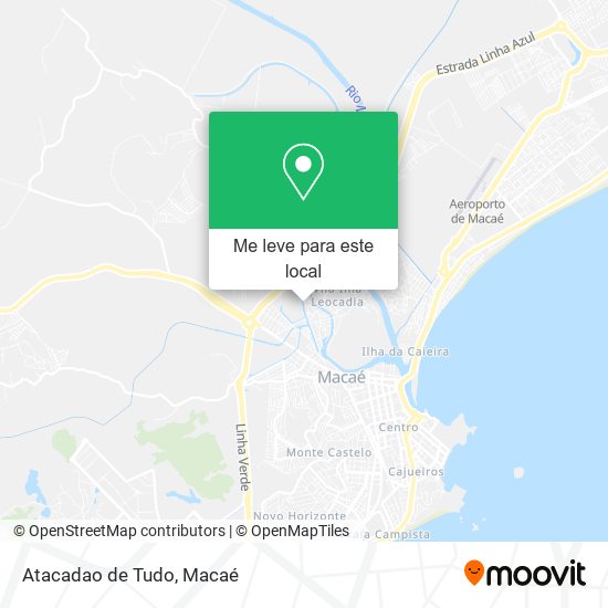 Atacadao de Tudo mapa