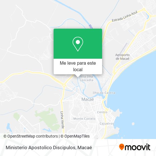 Ministerio Apostolico Discipulos mapa