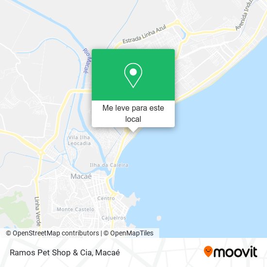 Ramos Pet Shop & Cia mapa