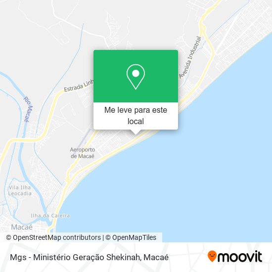 Mgs - Ministério Geração Shekinah mapa