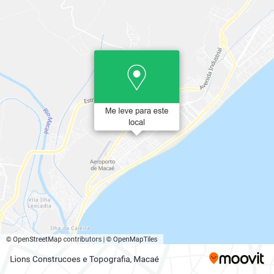Lions Construcoes e Topografia mapa