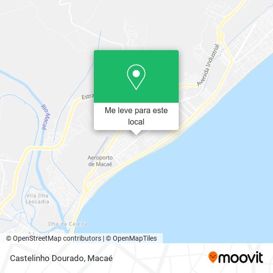 Castelinho Dourado mapa