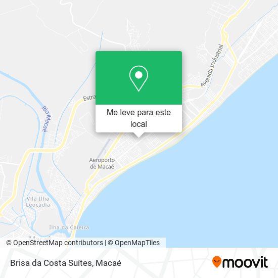 Brisa da Costa Suítes mapa