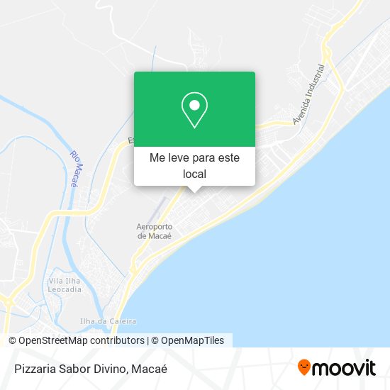 Pizzaria Sabor Divino mapa