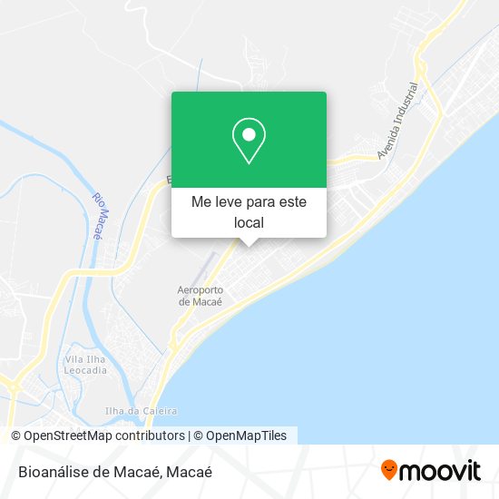 Bioanálise de Macaé mapa