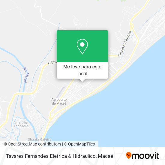 Tavares Fernandes Eletrica & Hidraulico mapa