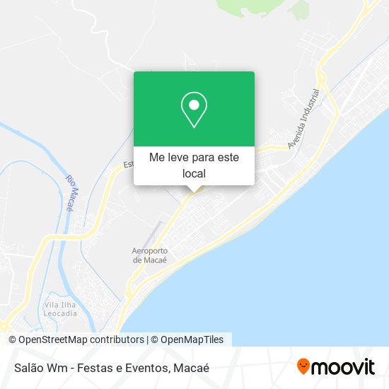 Salão Wm - Festas e Eventos mapa