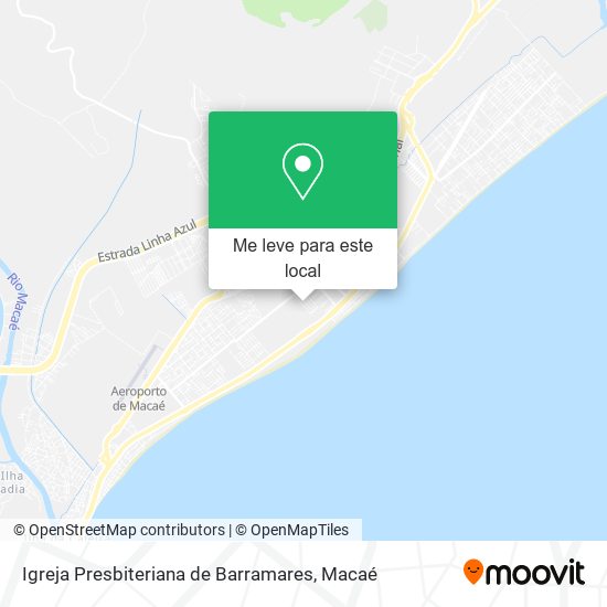 Igreja Presbiteriana de Barramares mapa