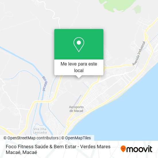 Foco Fitness Saúde & Bem Estar - Verdes Mares Macaé mapa
