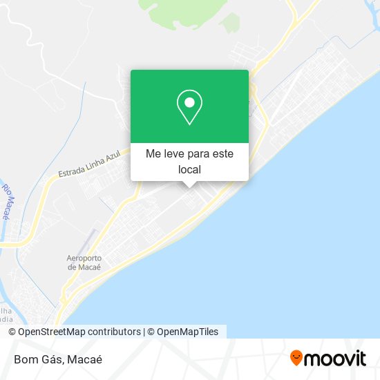 Bom Gás mapa