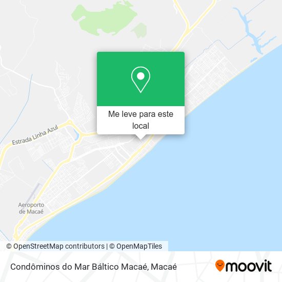 Condôminos do Mar Báltico Macaé mapa