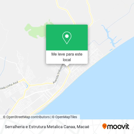 Serralheria e Estrutura Metalica Canaa mapa