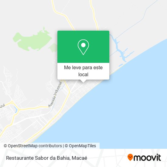 Restaurante Sabor da Bahia mapa