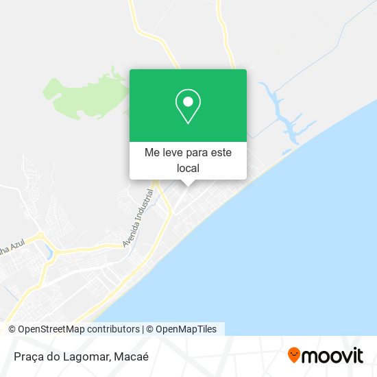 Praça do Lagomar mapa