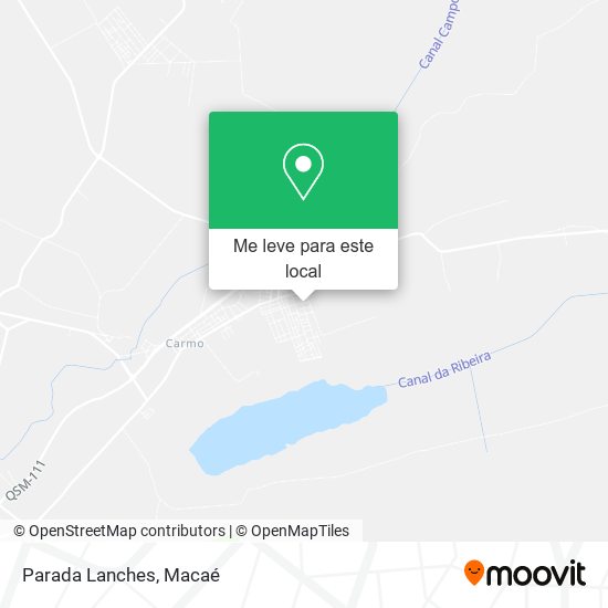 Parada Lanches mapa