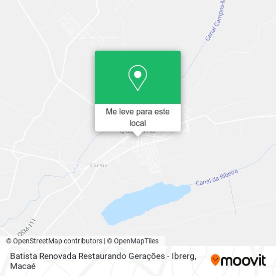 Batista Renovada Restaurando Gerações - Ibrerg mapa