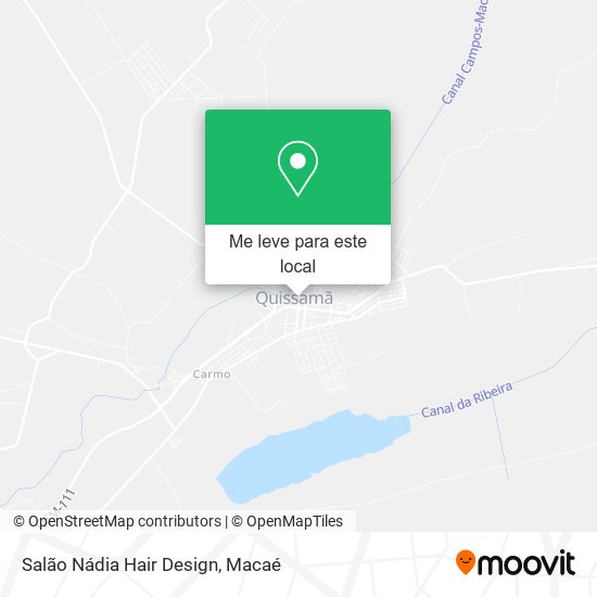 Salão Nádia Hair Design mapa