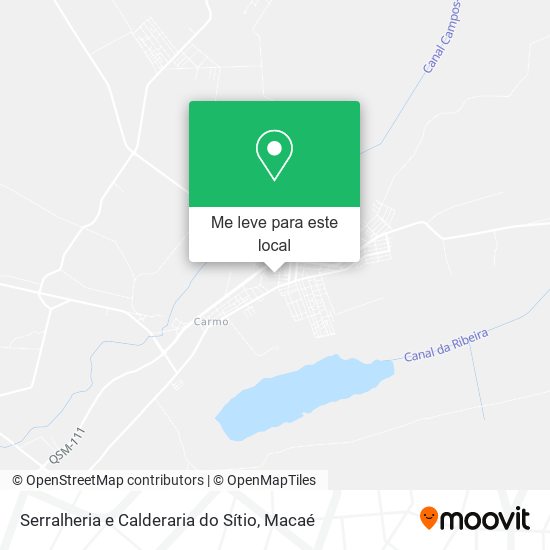 Serralheria e Calderaria do Sítio mapa