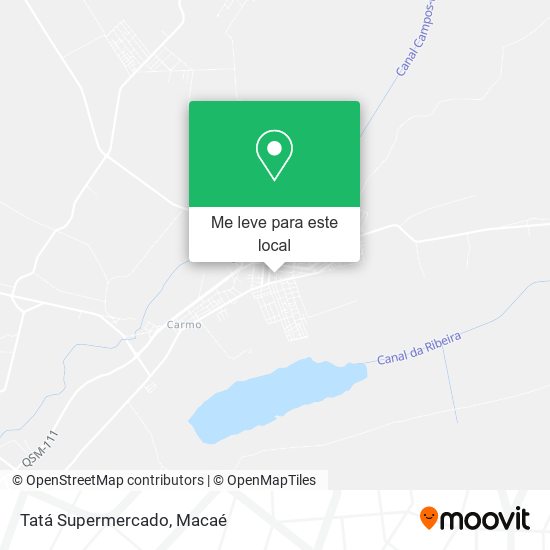 Tatá Supermercado mapa