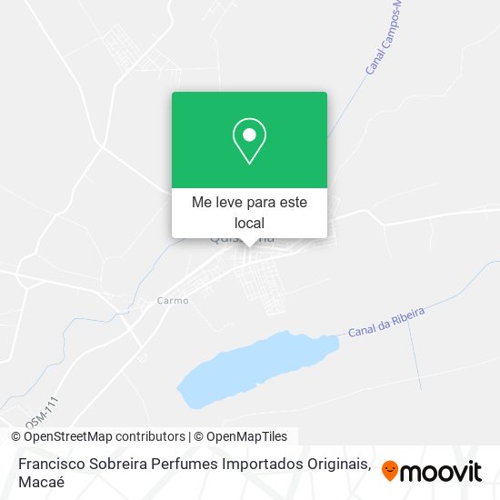 Francisco Sobreira Perfumes Importados Originais mapa