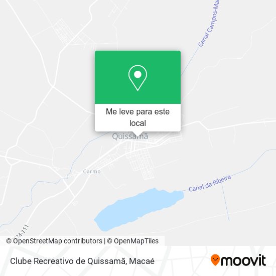 Clube Recreativo de Quissamã mapa