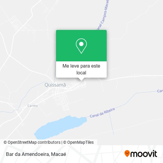 Bar da Amendoeira mapa