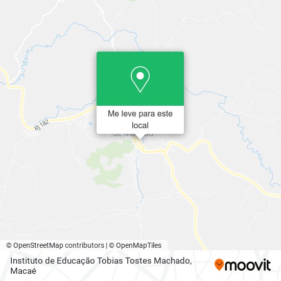 Instituto de Educação Tobias Tostes Machado mapa