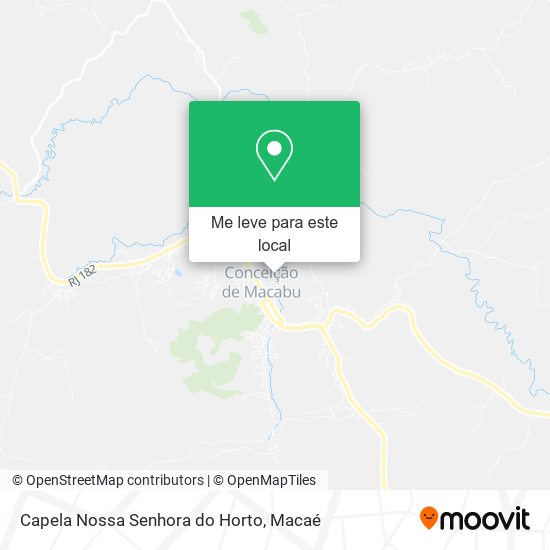 Capela Nossa Senhora do Horto mapa