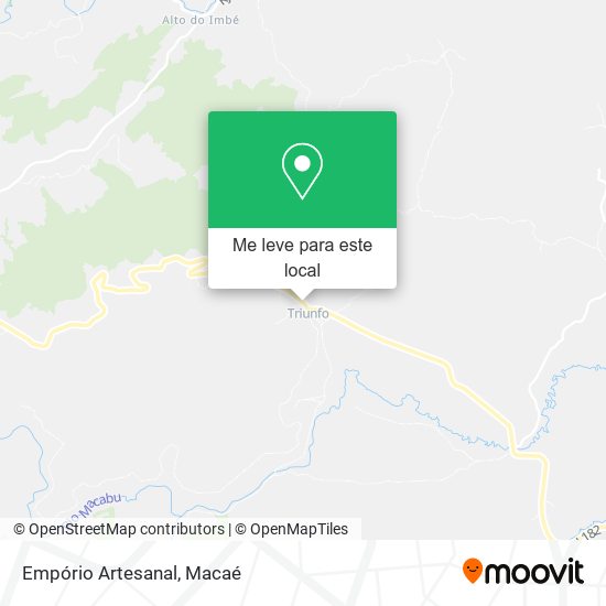 Empório Artesanal mapa