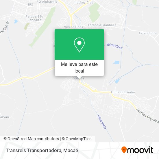 Transreis Transportadora mapa