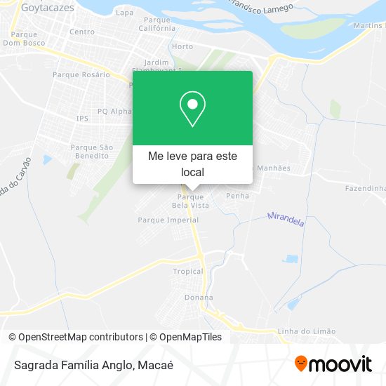 Sagrada Família Anglo mapa