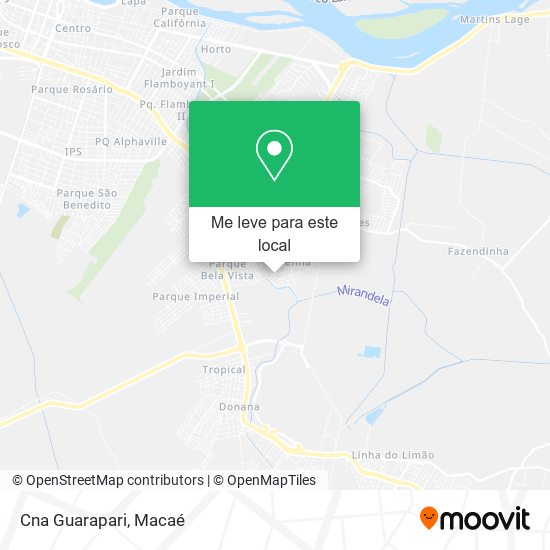 Cna Guarapari mapa