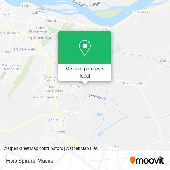 Fisio Spirare mapa
