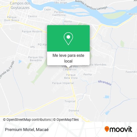 Premium Motel mapa