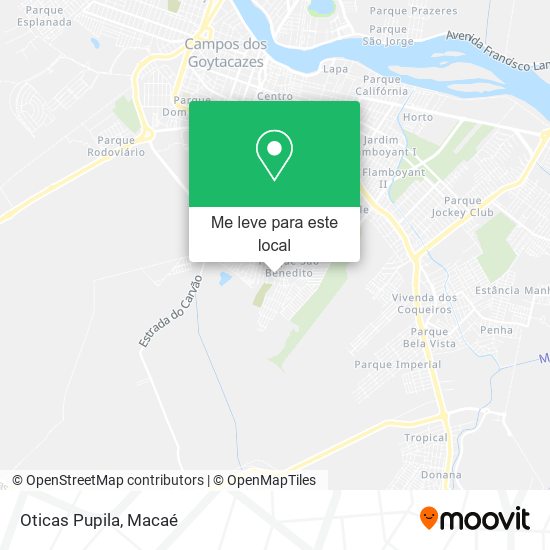 Oticas Pupila mapa