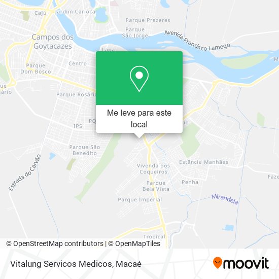Vitalung Servicos Medicos mapa