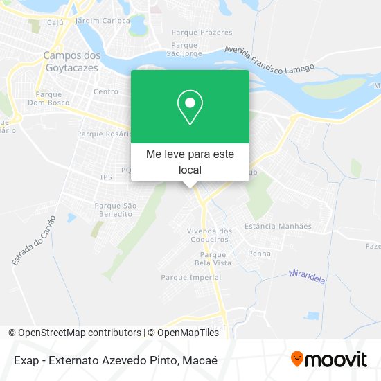 Exap - Externato Azevedo Pinto mapa