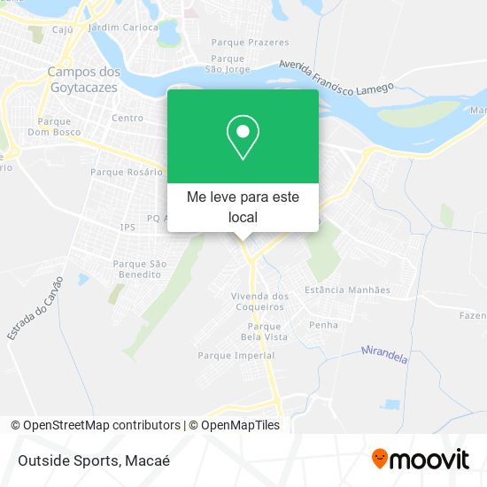 Outside Sports mapa