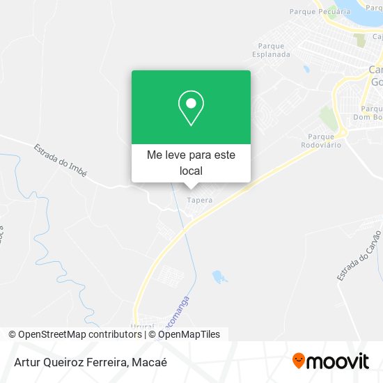 Artur Queiroz Ferreira mapa