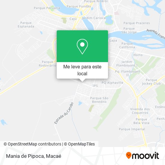 Mania de Pipoca mapa