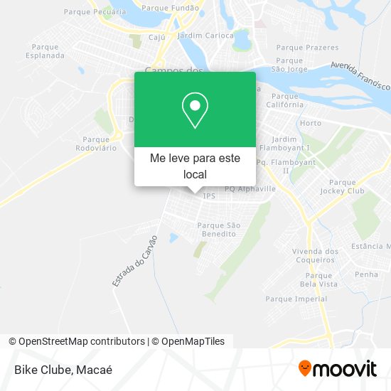 Bike Clube mapa