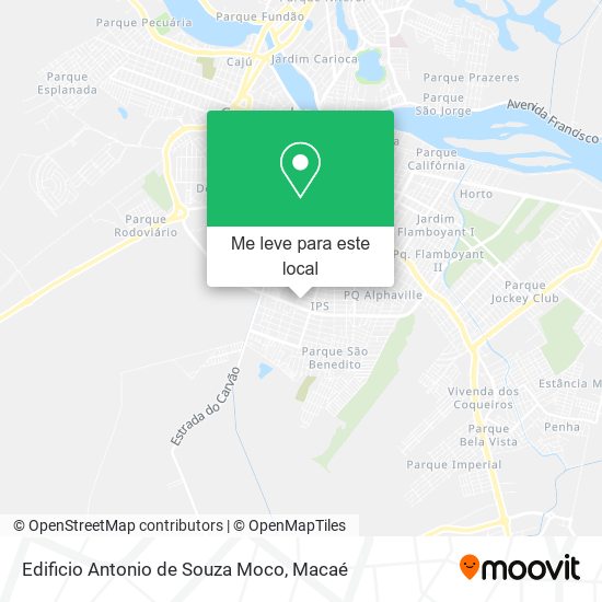 Edificio Antonio de Souza Moco mapa