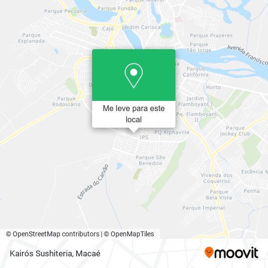 Kairós Sushiteria mapa