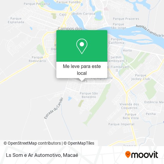 Ls Som e Ar Automotivo mapa