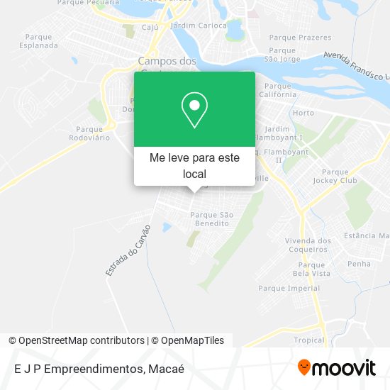 E J P Empreendimentos mapa