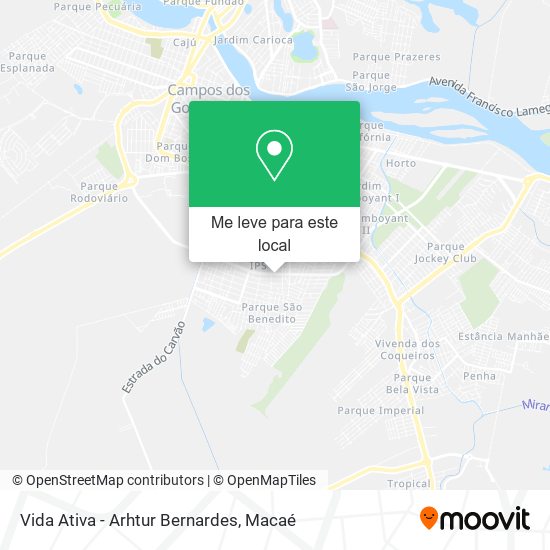 Vida Ativa - Arhtur Bernardes mapa