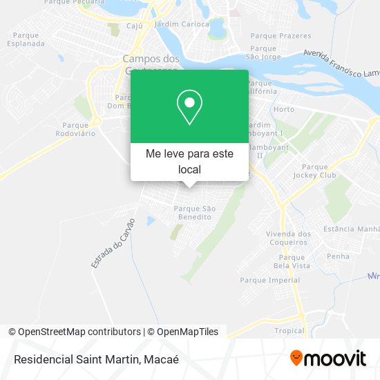 Residencial Saint Martin mapa
