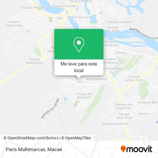 Paris Multimarcas mapa